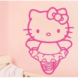 Hello Kitty Ballerina (30cm x 40cm)  Vinyl Wall Art