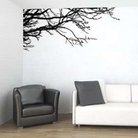 Tree Top Branches Vinyl Wall Art